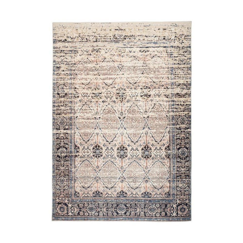 Flachwebeteppich Galaxy 1400 Beige / Blau 200/290 cm 