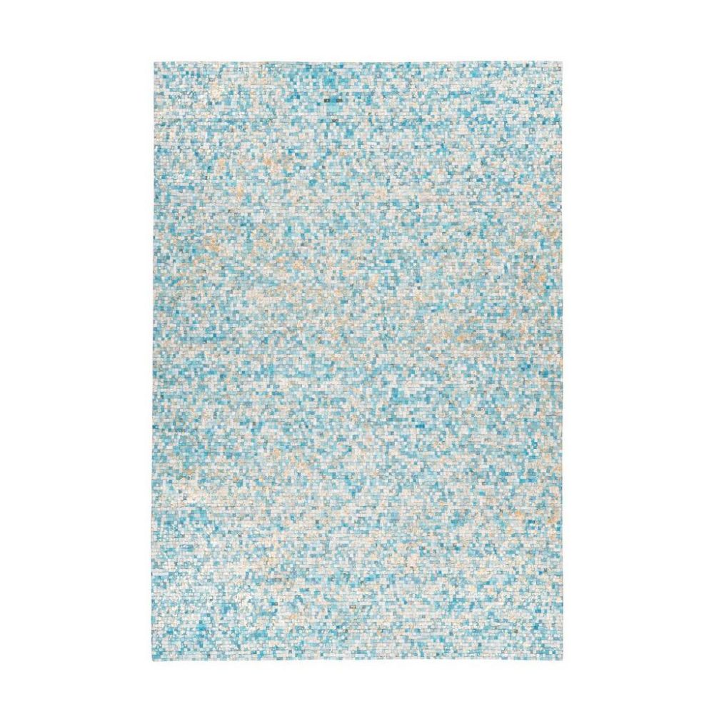 Arte Espina Teppich »Finish 100«, rechteckig, natürlicher Lederteppich,mit glänzender Metallic-Farbe,Rücken aus Filz