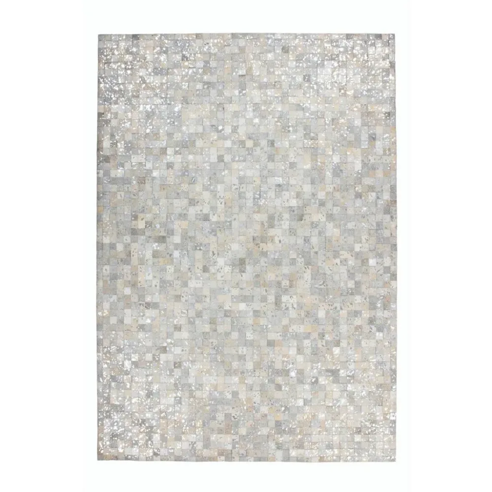 Flachwebeteppich Rocket 110 Grau / Silber 80/150 cm 