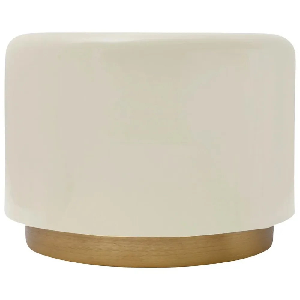 Hocker Artisse 250 Goldfarben, Beige Metall 