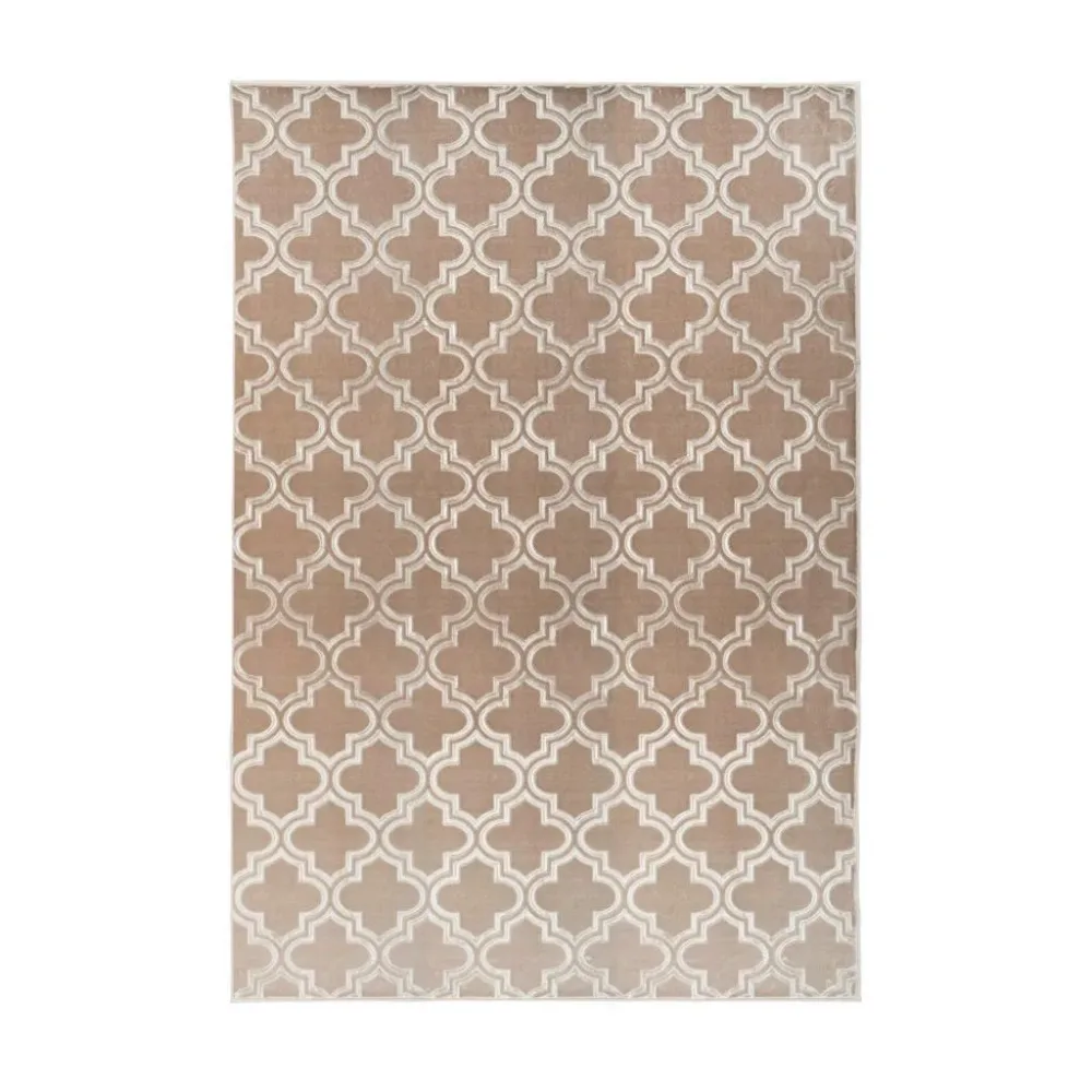Flachwebeteppich Monroe 100 Taupe 120/170 cm 