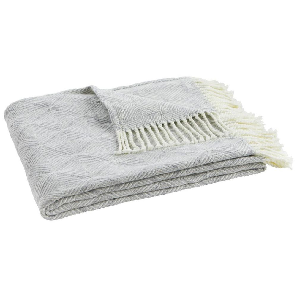 Decke Samira In Grau/natur Ca. 130x170cm 130/170 cm 
