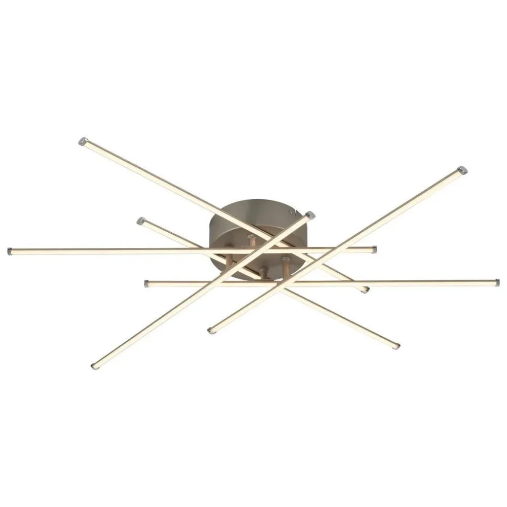 Led-deckenleuchte Spice Nickelfarben Max. 18 Watt  