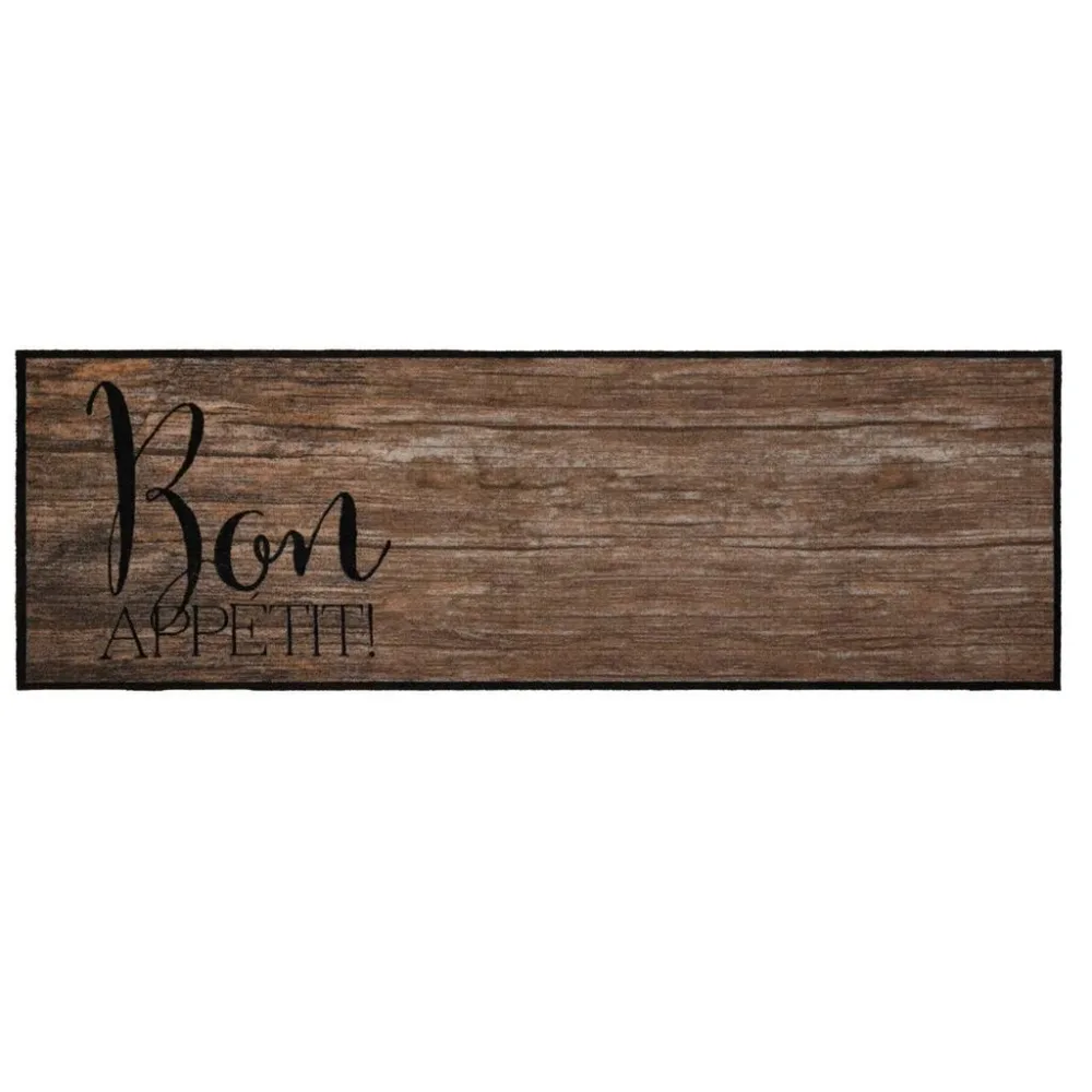 Fussmatte Bon Appetit In Taupe Ca. 50x150cm 50/150 cm 