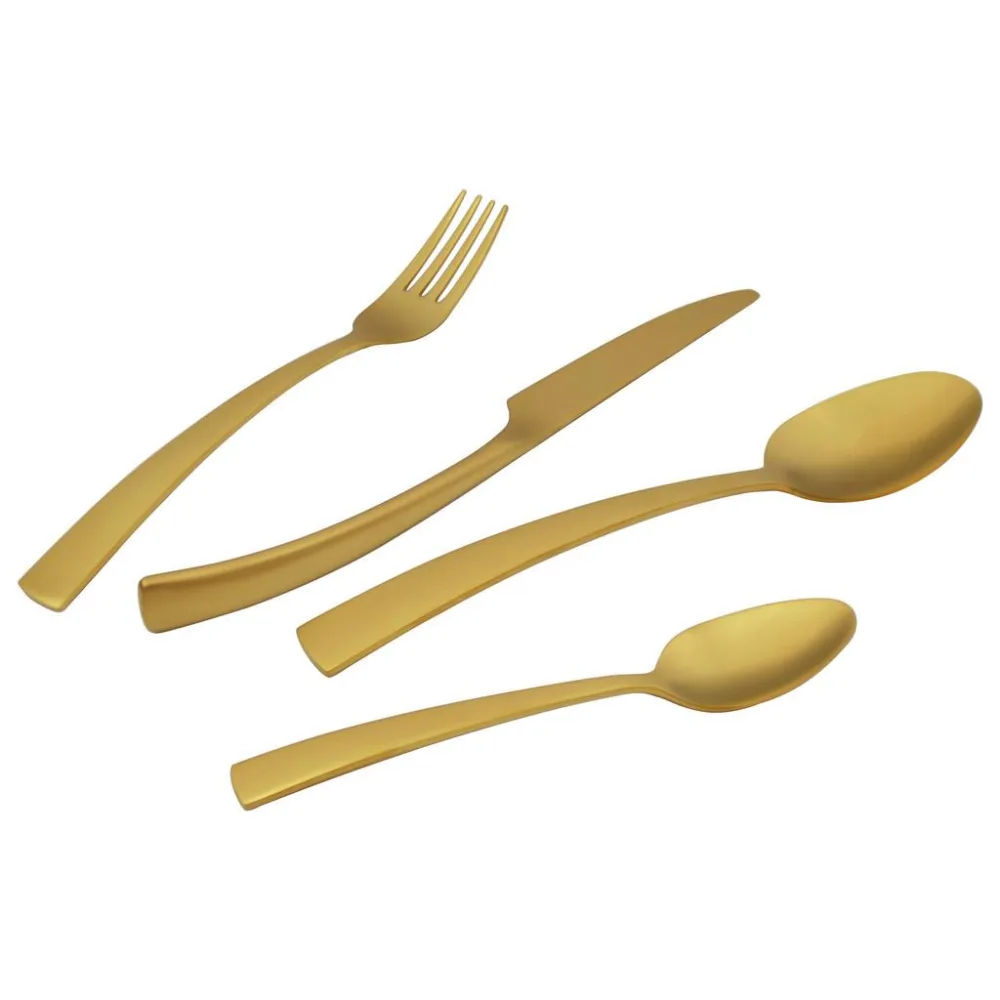 Besteckset Style In Goldfarben 16-Teilig 