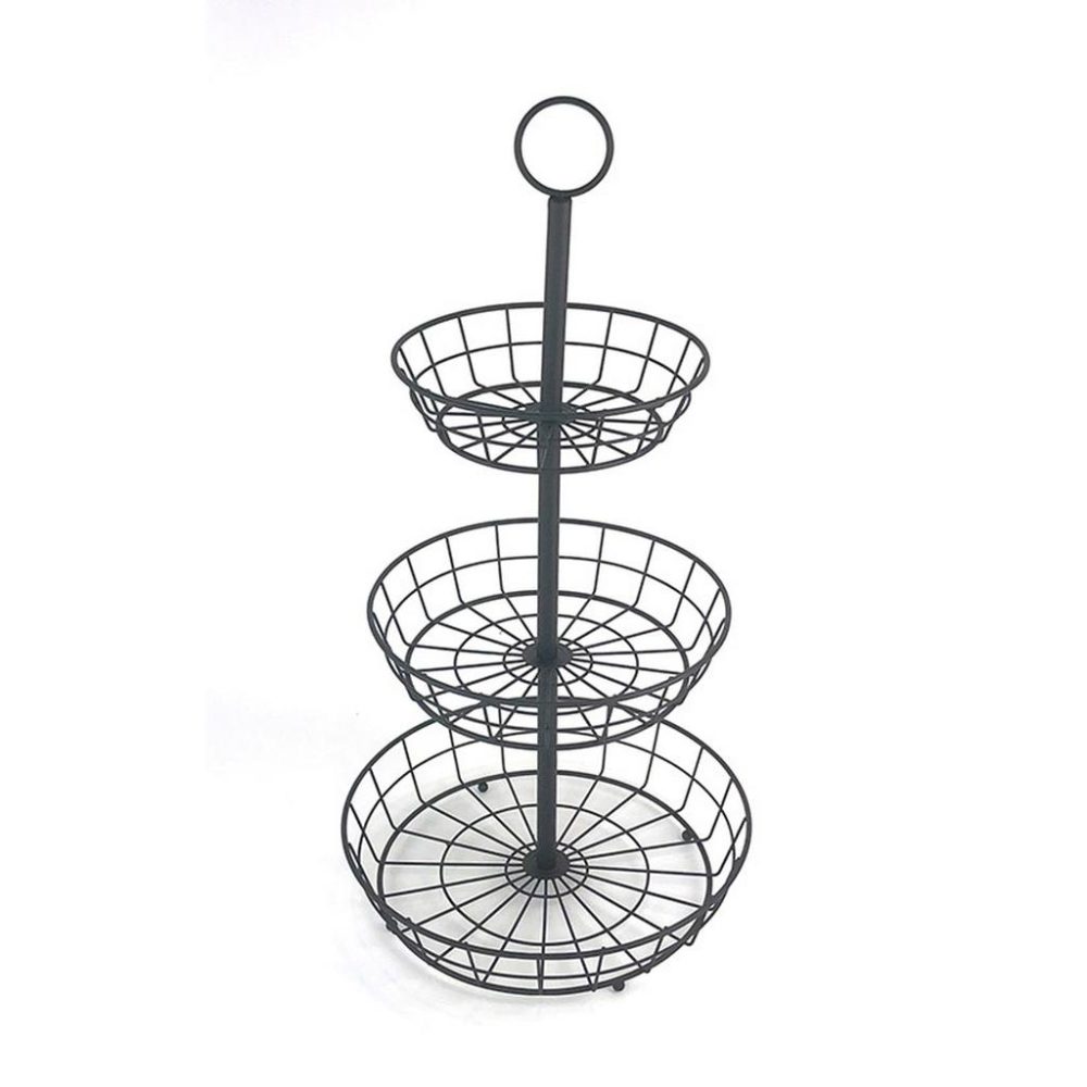 Obstschale Big Aus Eisen In Schwarz 32,5/62 cm 