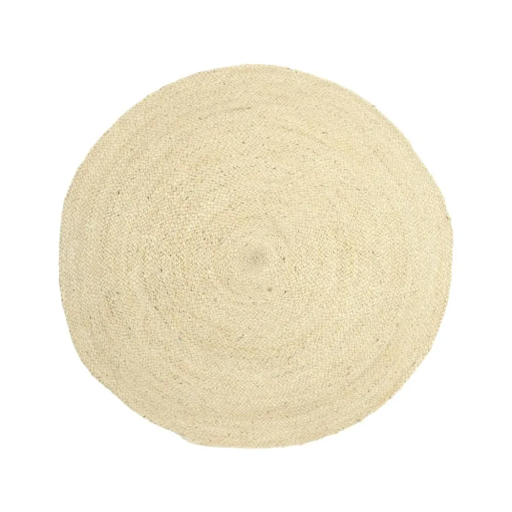 Flachwebeteppich Mandi In Naturfarben Ø Ca. 110cm 