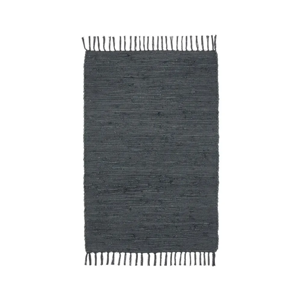 Fleckerlteppich Julia 3 In Dunkelgrau Ca. 70x230cm 70/230 cm 