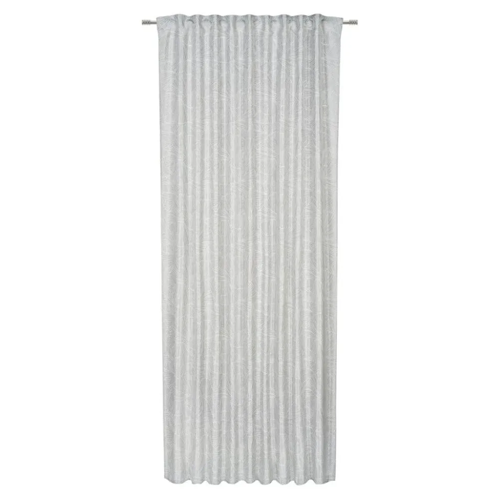 Fertigvorhang Alvis Hellgrau Ca. 140x245cm blickdicht 