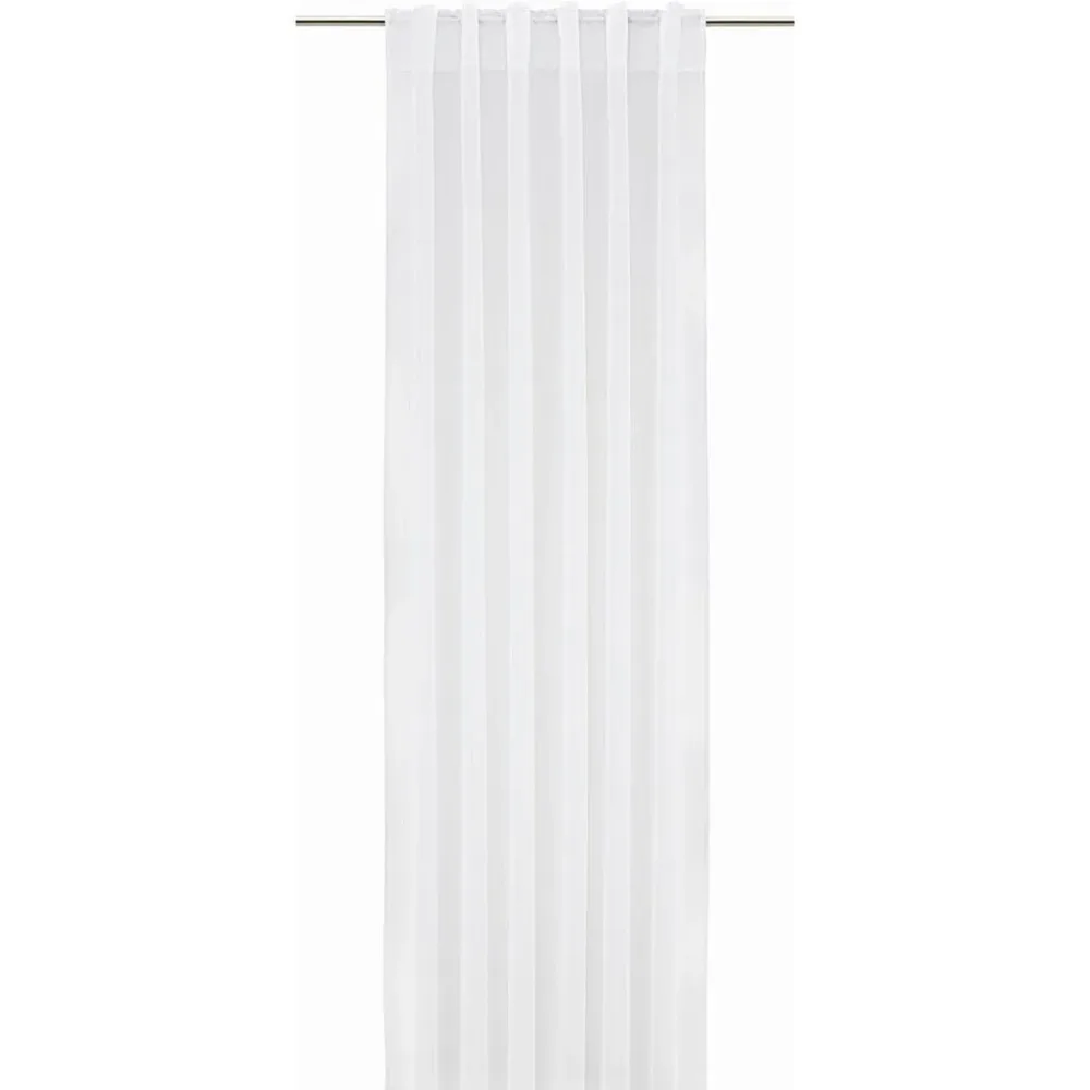 Fertigvorhang Tosca In Weiss, 2 Stk. halbtransparent 
