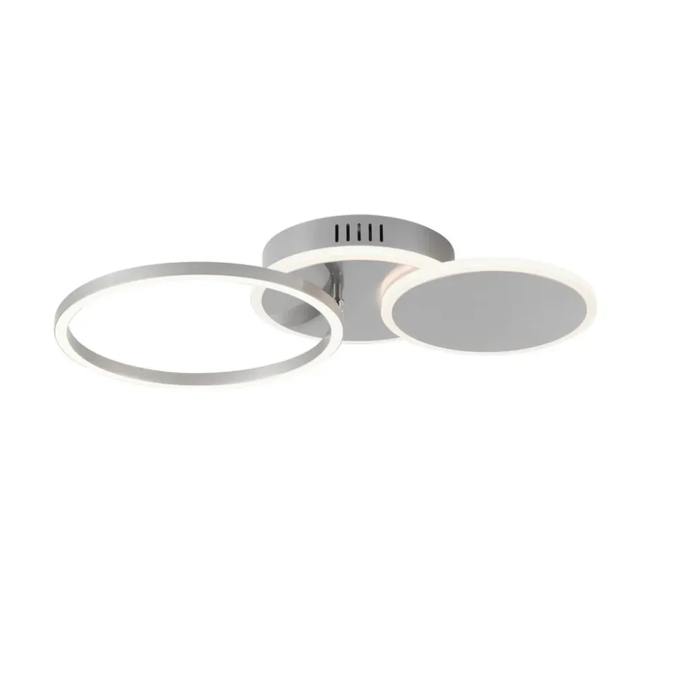 Led-deckenleuchte Sevent In Silberfarben Max. 25,5 Watt  