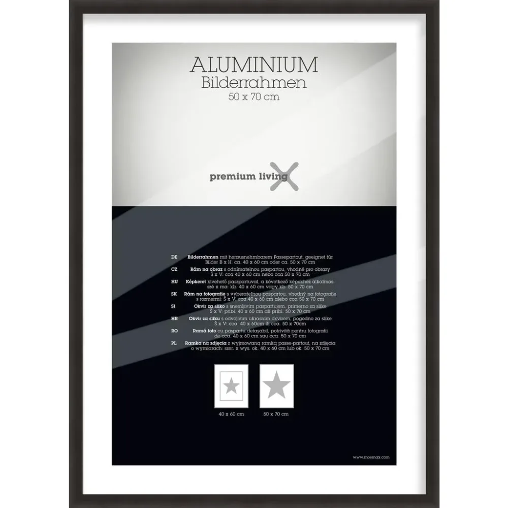 Bilderrahmen Aluminium Ca. 53x73cm 50/70 cm 