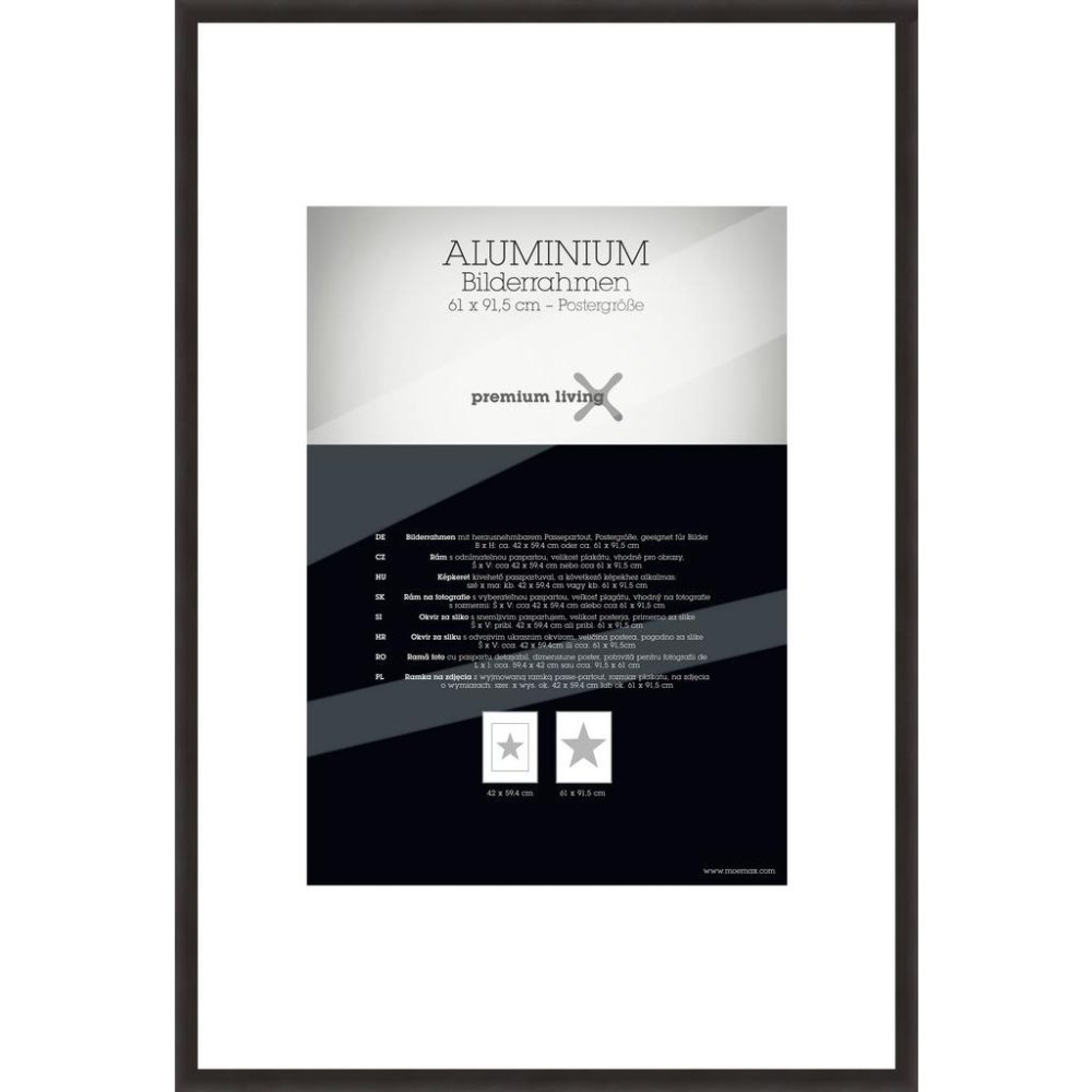 Bilderrahmen Aluminium Ca. 64x94cm 61/91,5 cm 