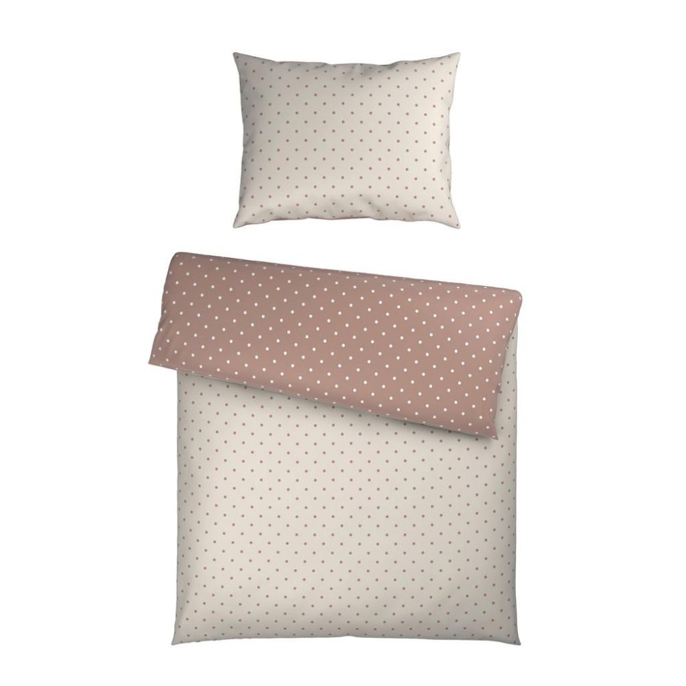 Bettwäscheset Dots Satin 160/210 cm 