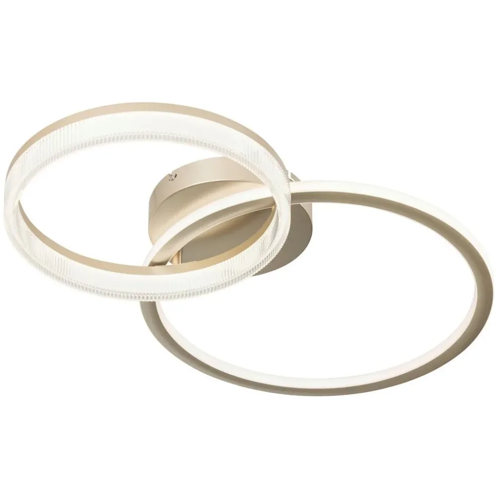 Led-deckenleuchte Rio Champagnerfarben Ca. 36 Watt  