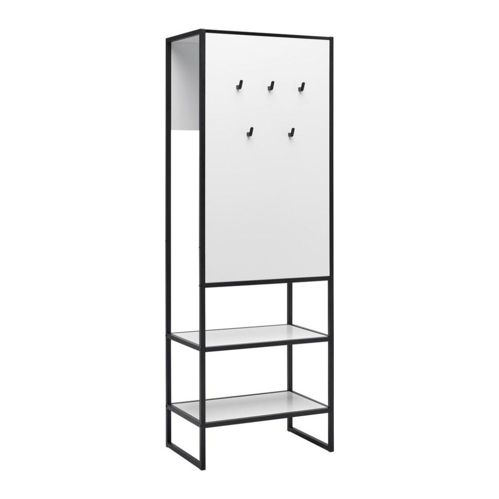 Garderobe Hilla Schwarz/weiss