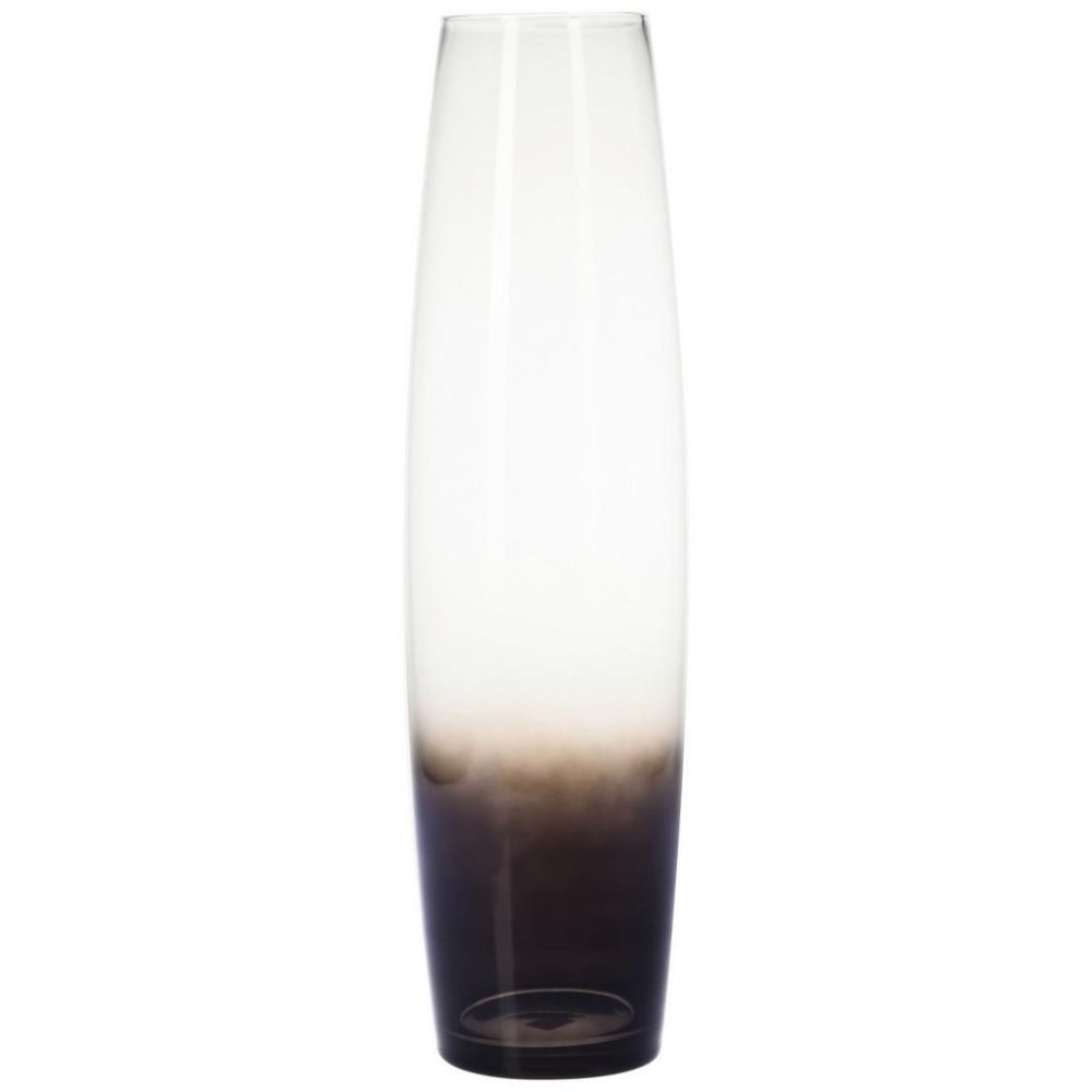 Vase Ombre I Klar/schwarz 60 cm 