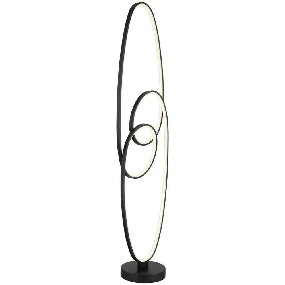 Led-stehleuchte Iti In Opal/schwarz Max. 39 Watt  