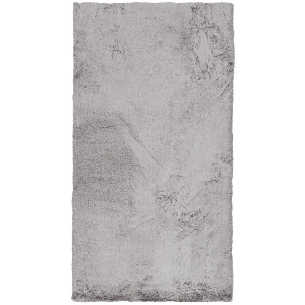 Kunstfell Denise 1 In Silber/weiss Ca. 80x150cm 80/150 cm 