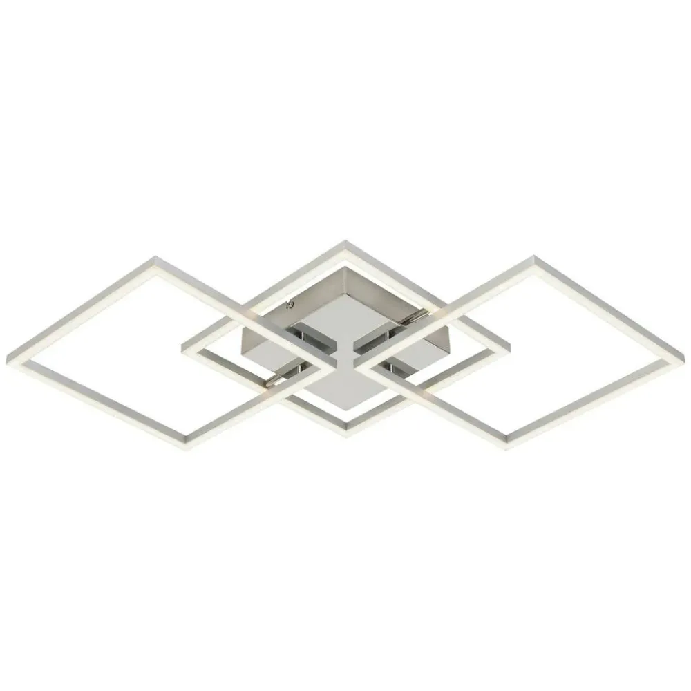Led-deckenleuchte Olpü In Alufarben Max. 37 Watt  