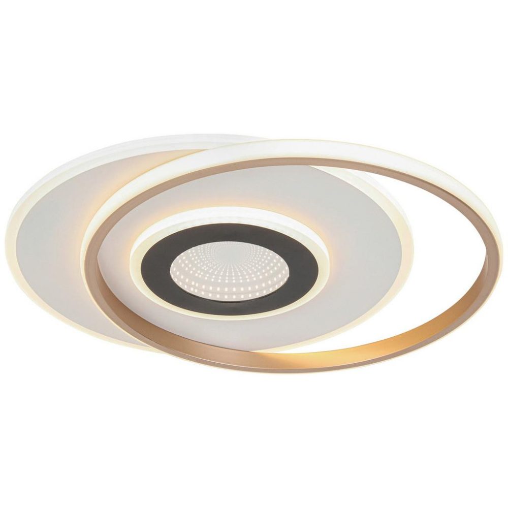 Led-deckenleuchte Kitkol In Weiss/schwarz Max. 24 Watt  