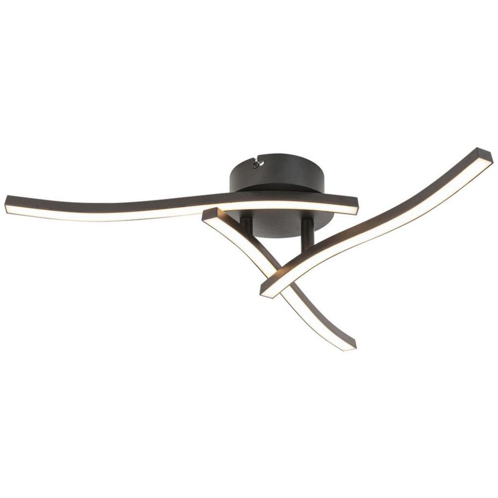 Led-deckenleuchte Ito In Schwarz Max. 18 Watt  