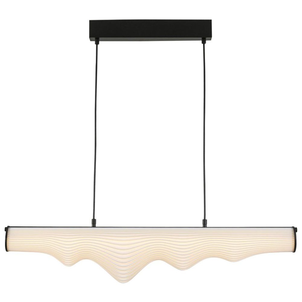 Led-hängeleuchte Laseri Schwarz/weiss Max. 21 Watt 90/6,5/120 cm  