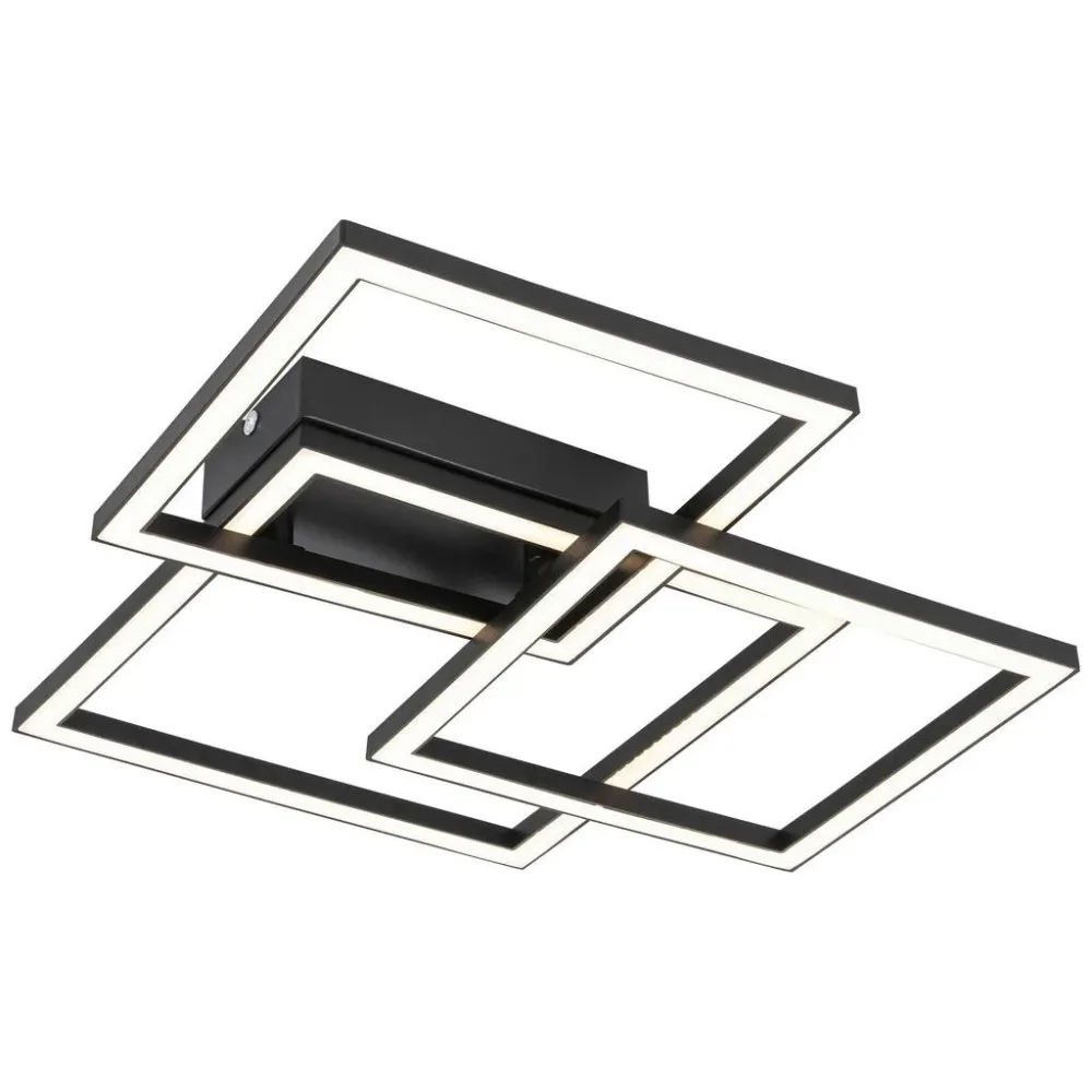 Led-deckenleuchte Timre Schwarz Max. 24 Watt  