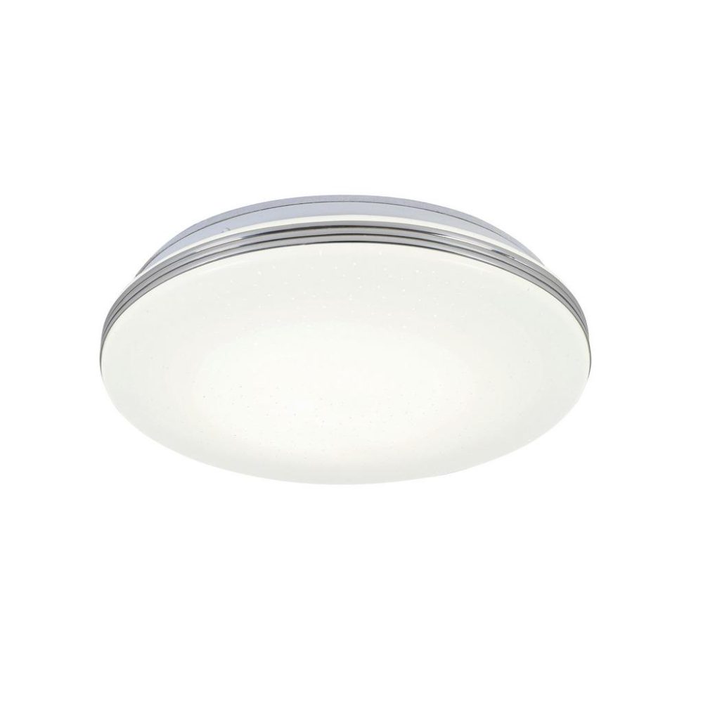 Led-deckenleuchte Cei Weiss/chromfarben Max.18,5watt  