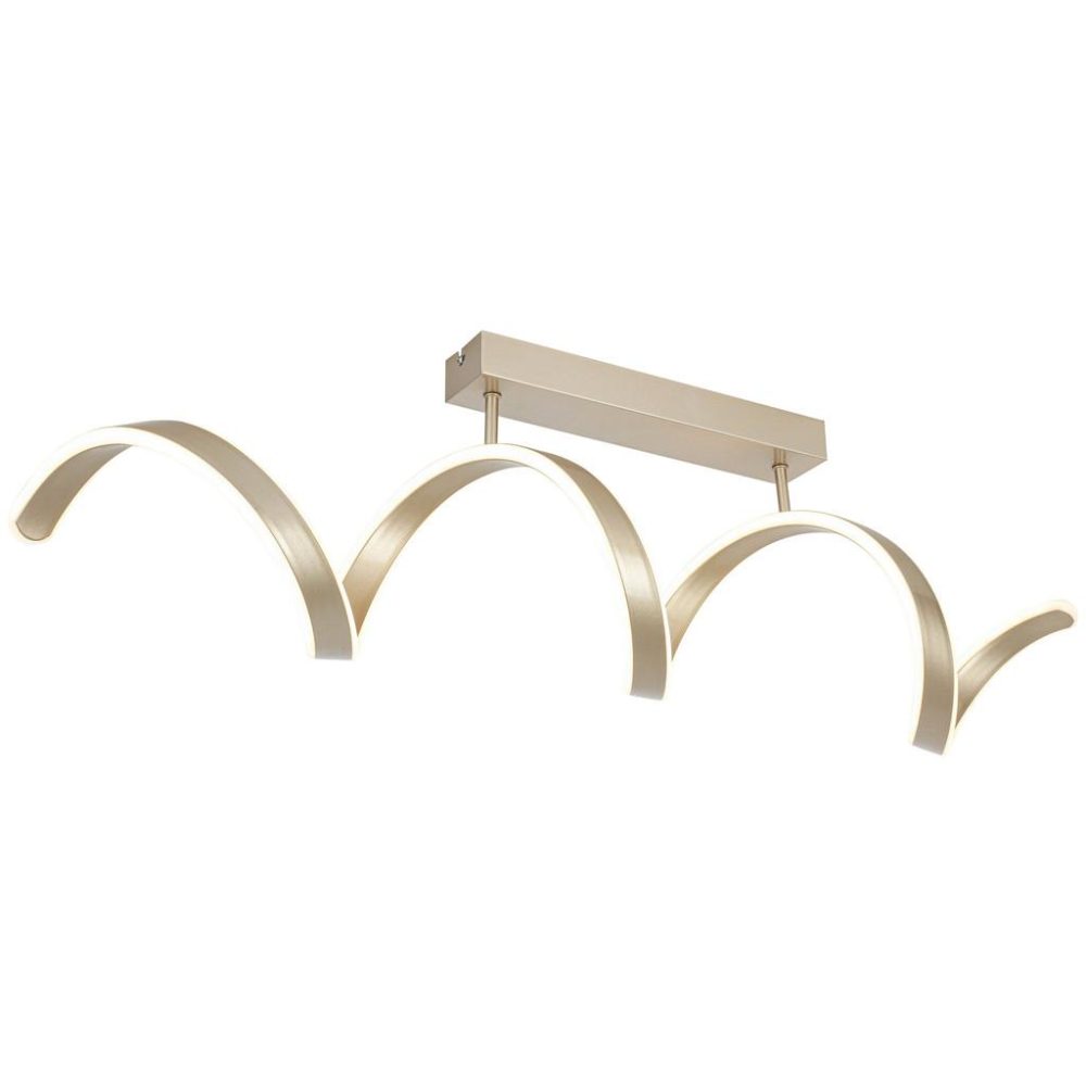 Led-deckenleuchte Chamo Champagner Max. 24 Watt  