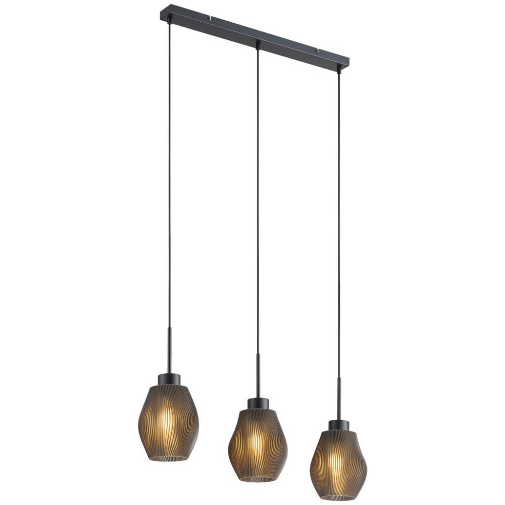 Hängeleuchte Lasim Grau/schwarz Max. 25 Watt 70/14,5/120 cm  