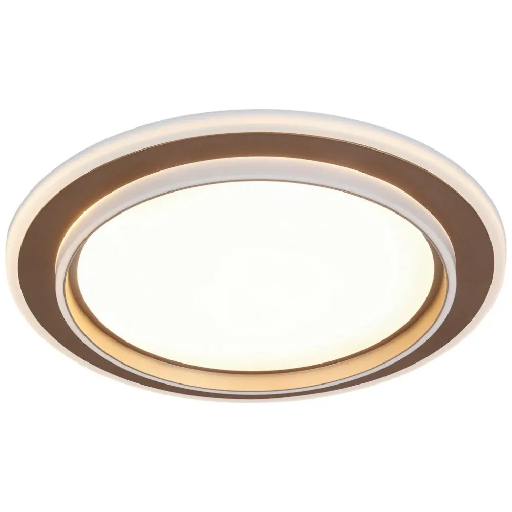 Led-deckenleuchte Prol Weiss/cappuccino Max. 24 Watt  