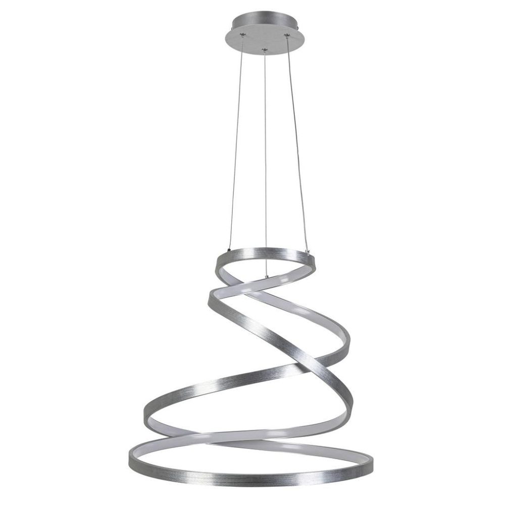 Led-hängeleuchte Silvi Alufarben Max. 40 Watt 50/50/120 cm  