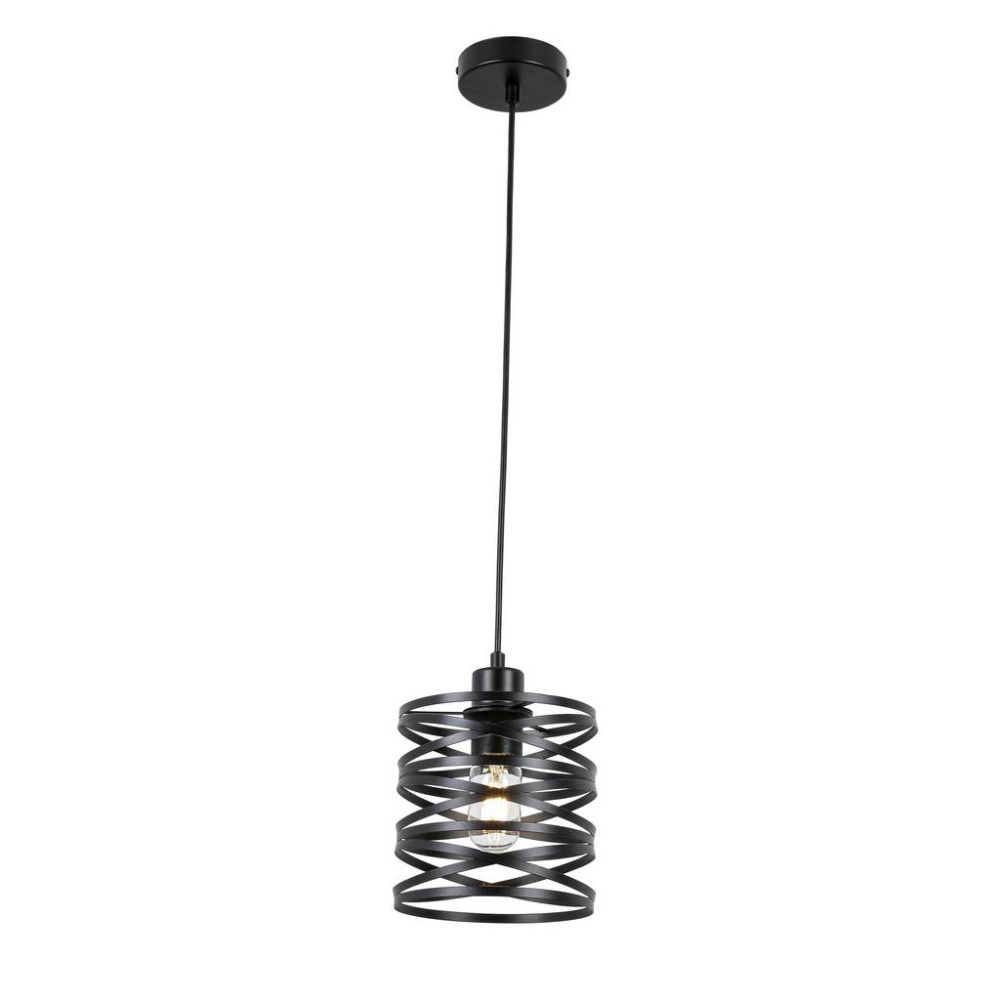 Hängeleuchte Esila Schwarz Max. 40 Watt 17/120 cm  