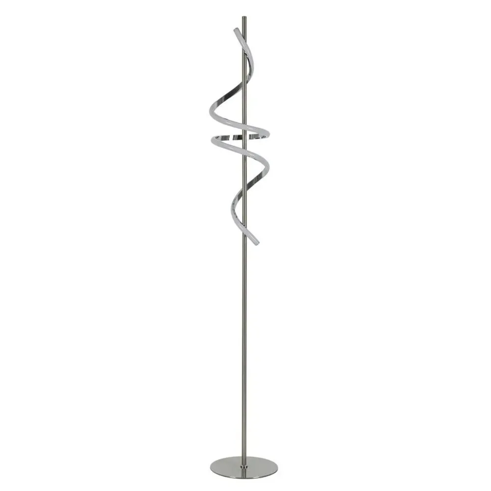 Led-stehleuchte Lina Chrom/nickelfarben Max. 15 W  