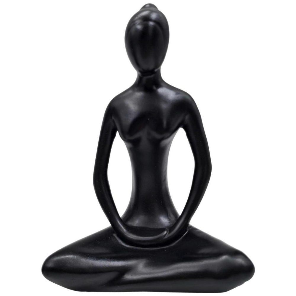 Skulptur Lena I Schwarz 