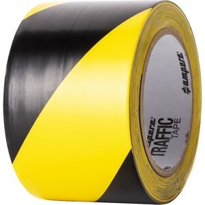Bodenmarkierungsband, Breite 75 mm, gelb/schwarz Ampere