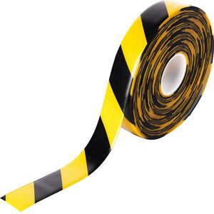 Bodenmarkierungsband, extrastark, Breite 50 mm, gelb/schwarz Ampere