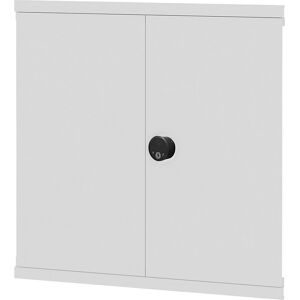 Flügeltür, RFID-Schloss, HxB 1000 x 1000 mm, lichtgrau eurokraft pro
