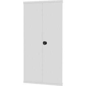 Flügeltür, RFID-Schloss, HxB 2000 x 750 mm, lichtgrau eurokraft pro