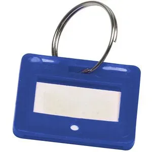 kaiserkraft Schlüsselanhänger, VE 10 Stück, blau