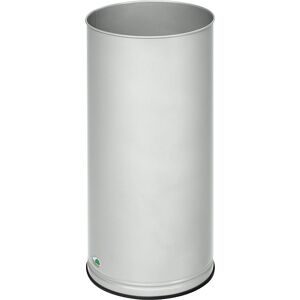 Schirmständer, Höhe 610 mm, Vollblech, verzinkt, lichtgrau RAL 7035 VAR