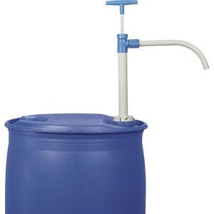 kaiserkraft PP Fass-Handpumpe, mit Auslaufbogen, Eintauchtiefe 500 mm, 200 ml/Hub