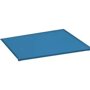 Blechabdeckung für Auszugsrahmen, Vollauszug, für BxT 1290 x 860 mm, lichtblau LISTA