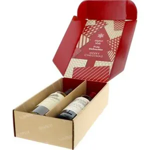 Geschenkkarton Weihnachten Surprise, mit Innendruck, VE 5 Stk, Innenmaße 360 x 192 x 93 mm, ab 5 VE ratioform terra