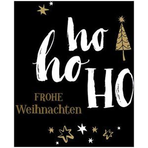 Geschenketiketten, Ho Ho Ho - Frohe Weihnachten, VE 500 Stk, LxB 35 x 35 mm, ab 5 VE ratioform