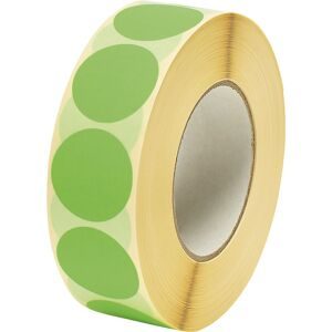 Markierungspunkte, Ø 40 mm, 2000 Stk pro Rolle, grün ratioform