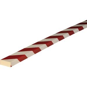 Flächenschutz Typ D, 5-m-Rolle, weiss/rot