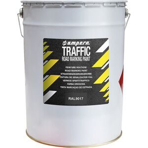 Straßenmarkierungsfarbe, 25 kg Eimer, schwarz Ampere