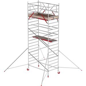 Fahrgerüst RS TOWER 42 breit, Holzplattform, Länge 2,45 m, Arbeitshöhe 7,20 m Altrex